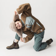 MATCRISTER teddy lined winter hood Chestnut brown