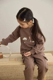 Norsu Organic Toddler Organic Fleece Sweatshirt-Fantasy