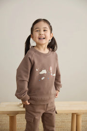 Norsu Organic Toddler Organic Fleece Sweatshirt-Fantasy