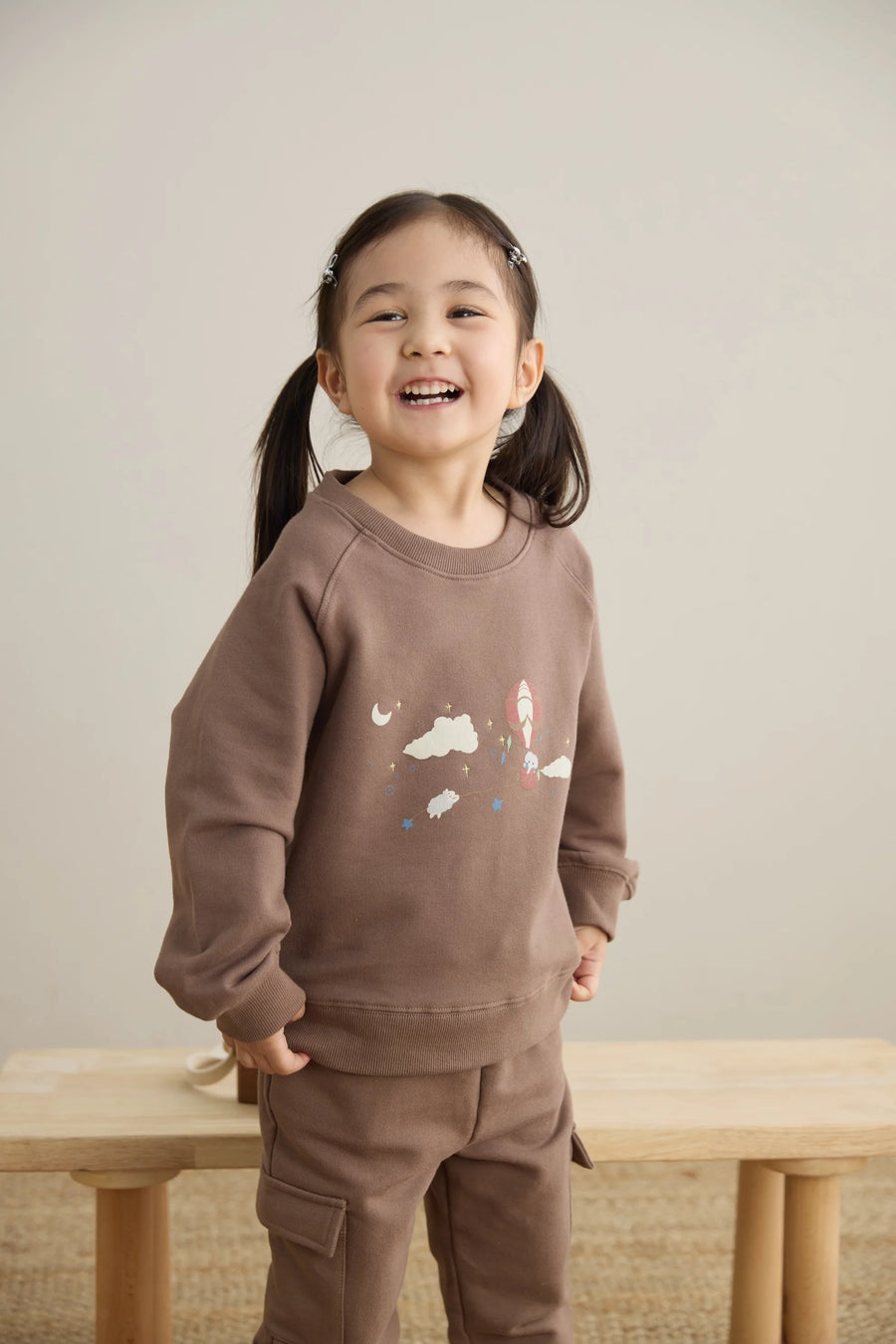 Norsu Organic Toddler Organic Fleece Sweatshirt Fantasy