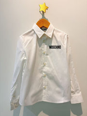 Moschino Boys Logo Dress Shirt