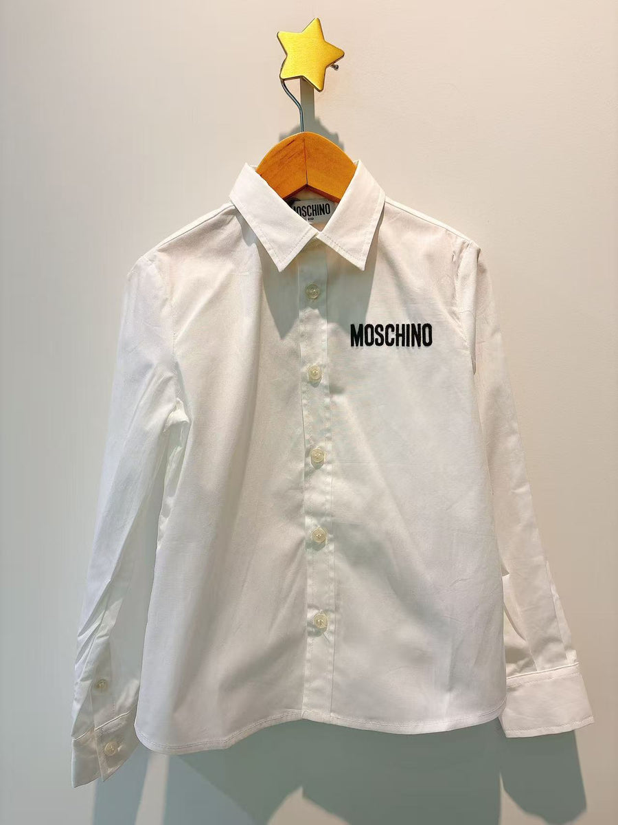 Moschino Boys Logo Dress Shirt