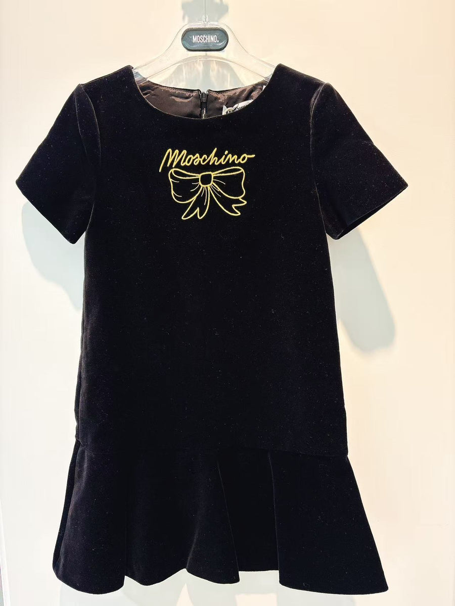 Moschino Black Bow Dress