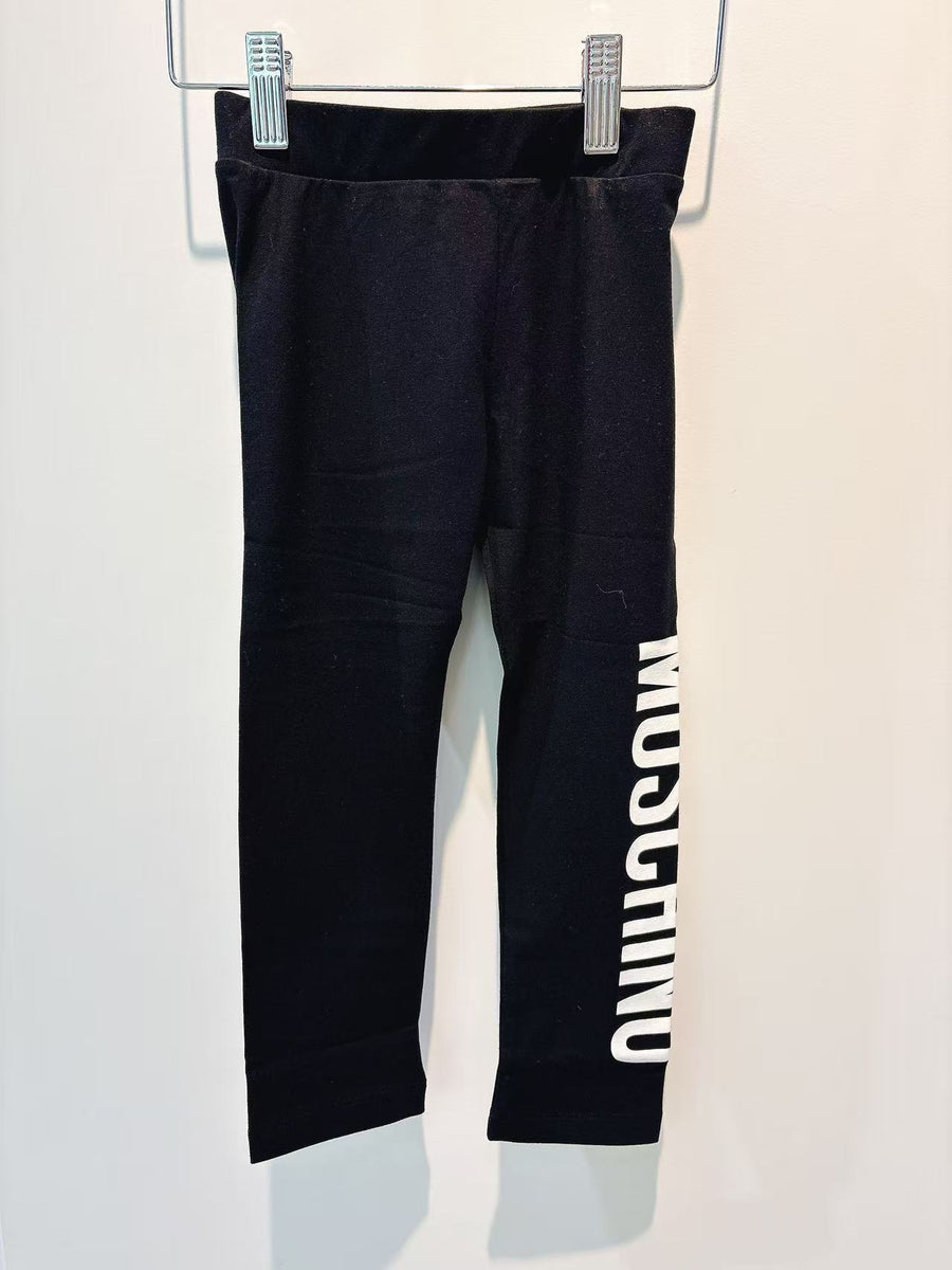 Moschino Black Girls Leggings