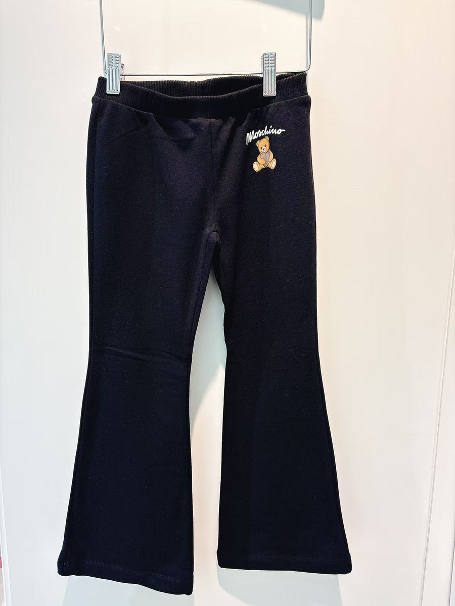 Moschino Black Bear Girls Sweatpants
