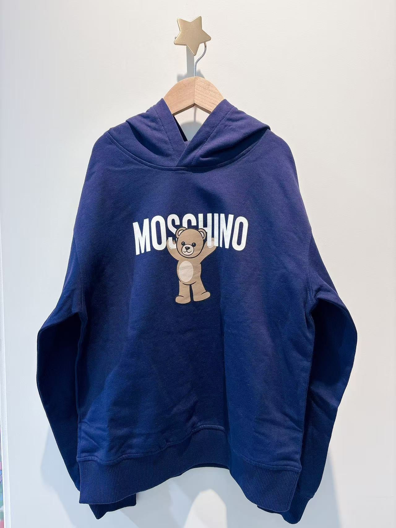Moschino Navy Blue Cotton Teddy Bear Logo Tracksuit
