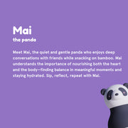 Asobu Bestie Panda Water Bottle 16 oz