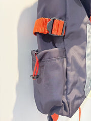 Stella McCartney Kids Boys Black Backpack With Green & Orange Detailing (38cm)