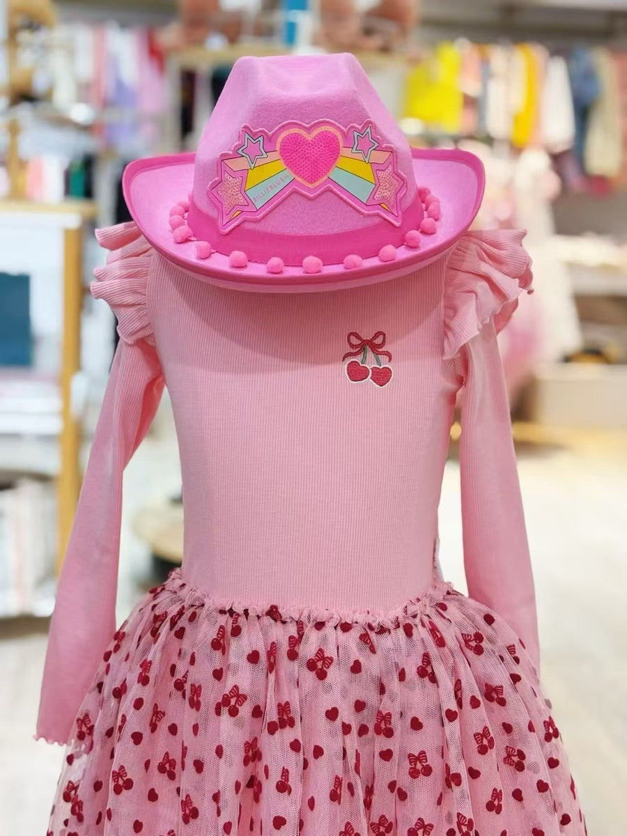 Billieblush Girls Pink Western Hat （In Store Only）