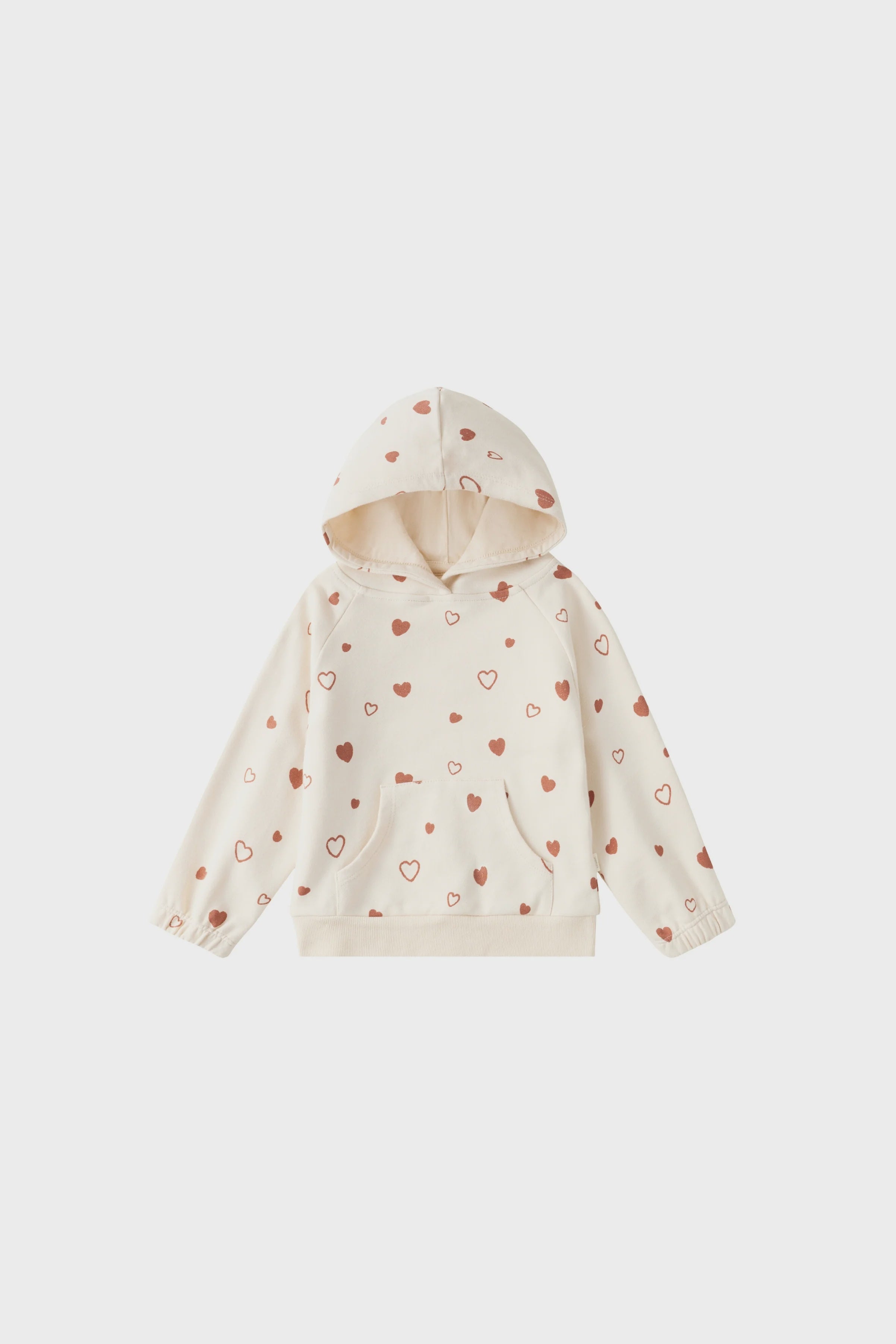 Norsu Organic French Terry Hooded Sweatshirt-Heart