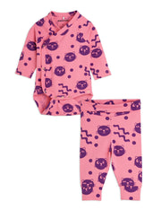 Mini Rodini Squiggly Cats Baby Set