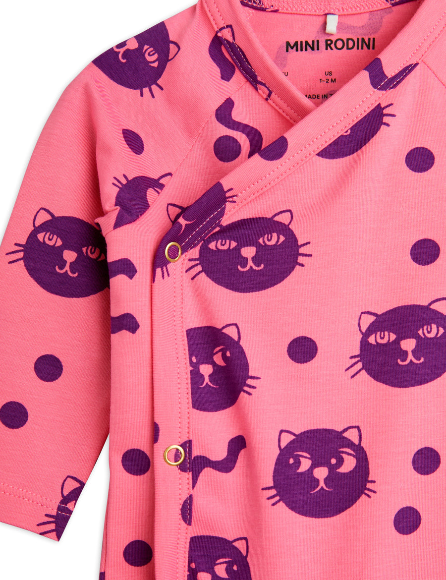 Mini Rodini Squiggly Cats Baby Set
