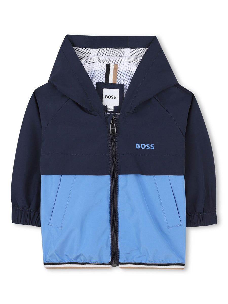 Boss Boys Hooded Colourblock Windbreaker
