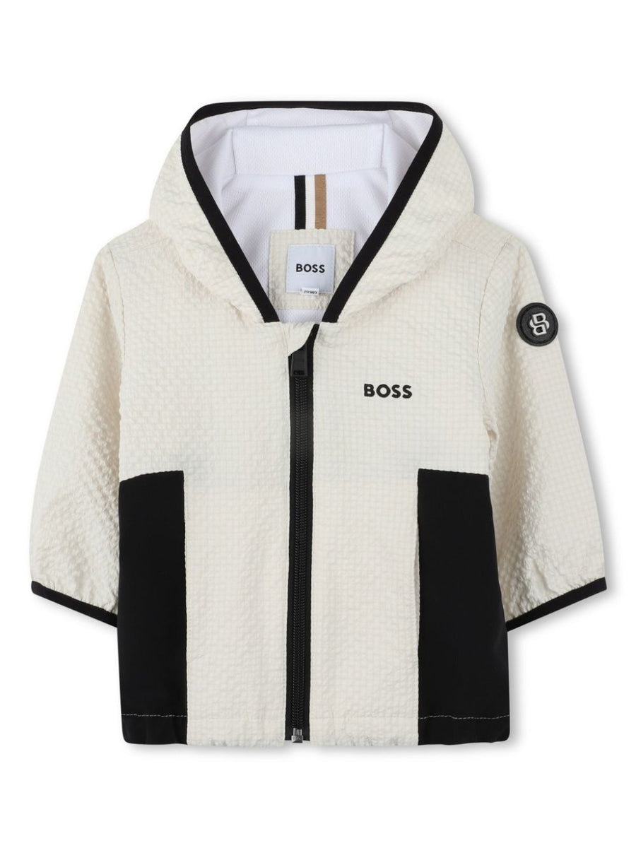 Boss Baby Logo-print Hooded Windbreaker