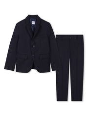 Boss Suit Set Elastane Electric Blue