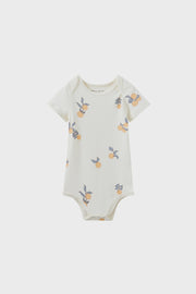 Norsu Organic Short Sleeve Onesie Clementine