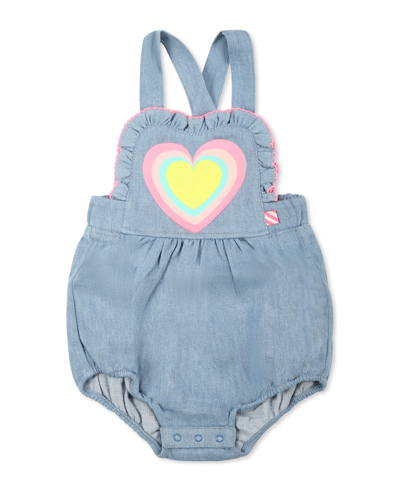 Billieblush Newborn Denim Overalls