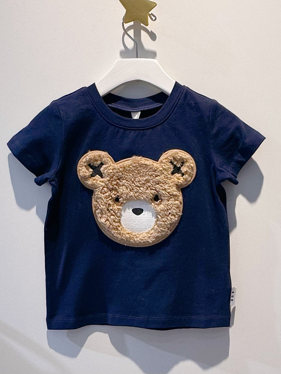 Huxbaby Furry Huxbear Navy Tee