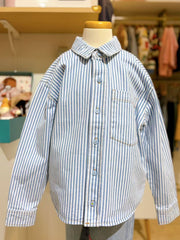 Billieblush Boys Okay Striped Button Down Shirt