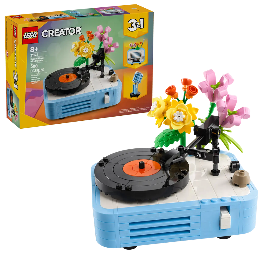 LEGO Creator3in1 Record Player with Flowers #31172