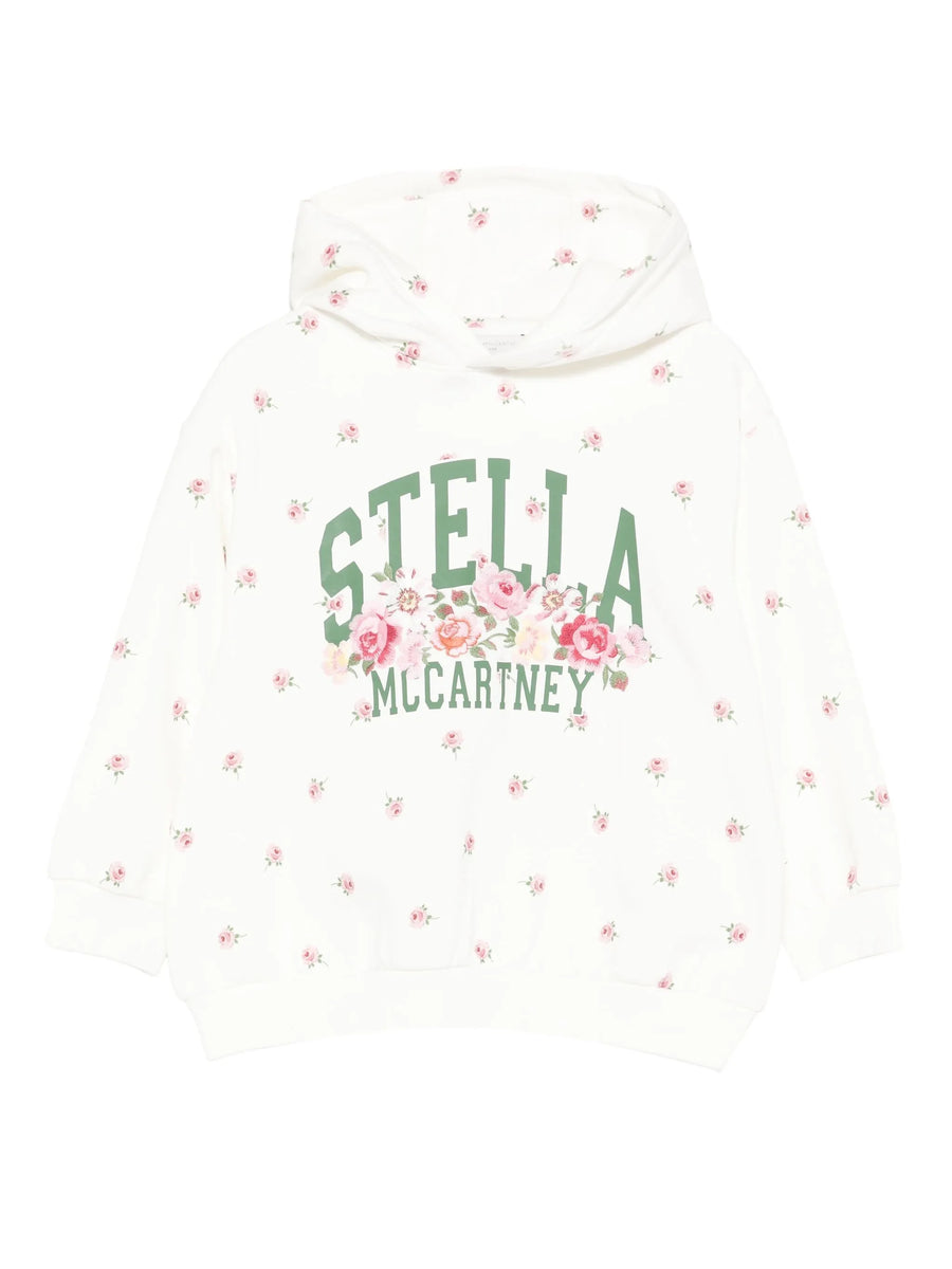Stella McCartney Kids Girls Ditsy Roses Jersey Hoodie