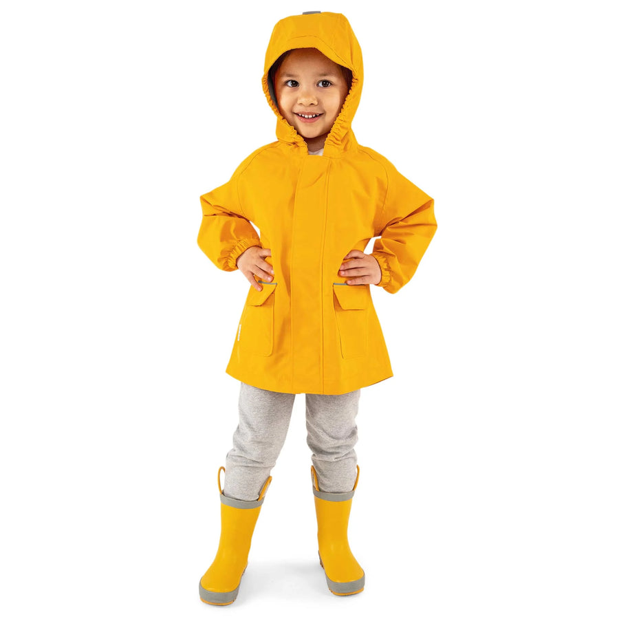 Jan & Jul Yellow | Kids Shell Jacket Puddle-Dry Waterproof Rain Jacket