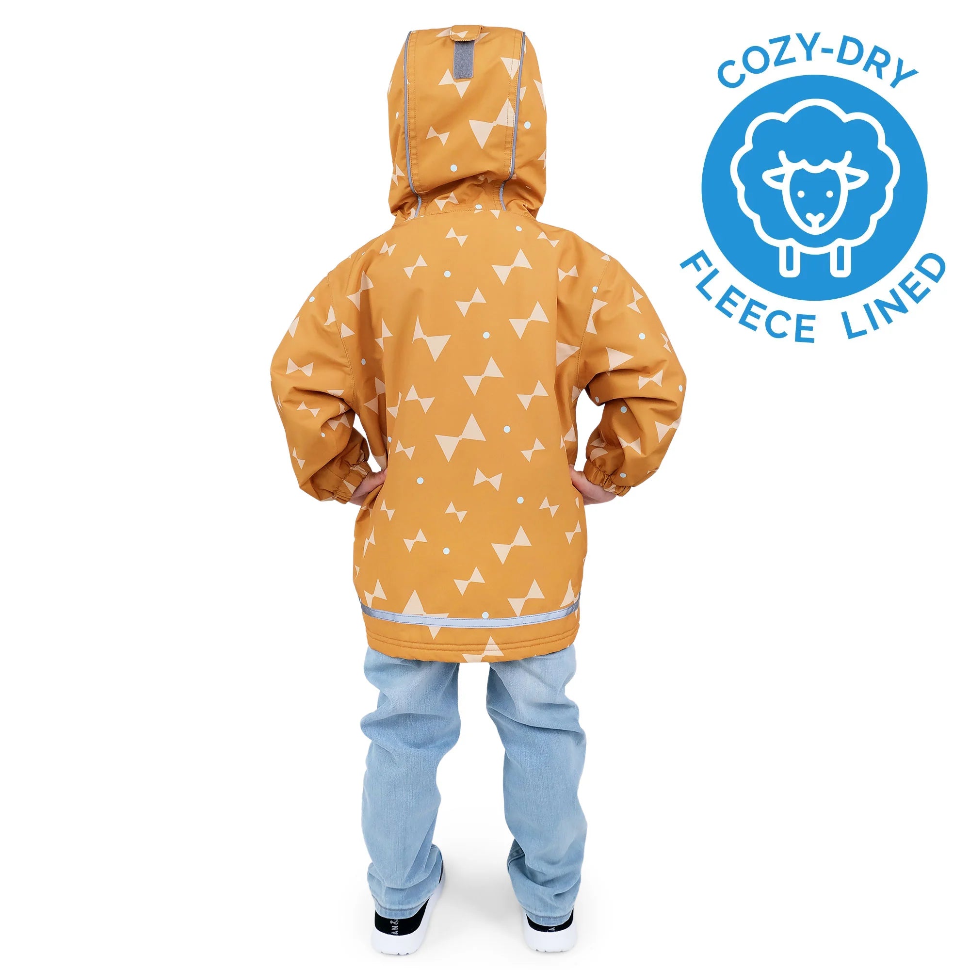 Jan & Jul Geo Bow | Cozy-Dry Rain Jacket