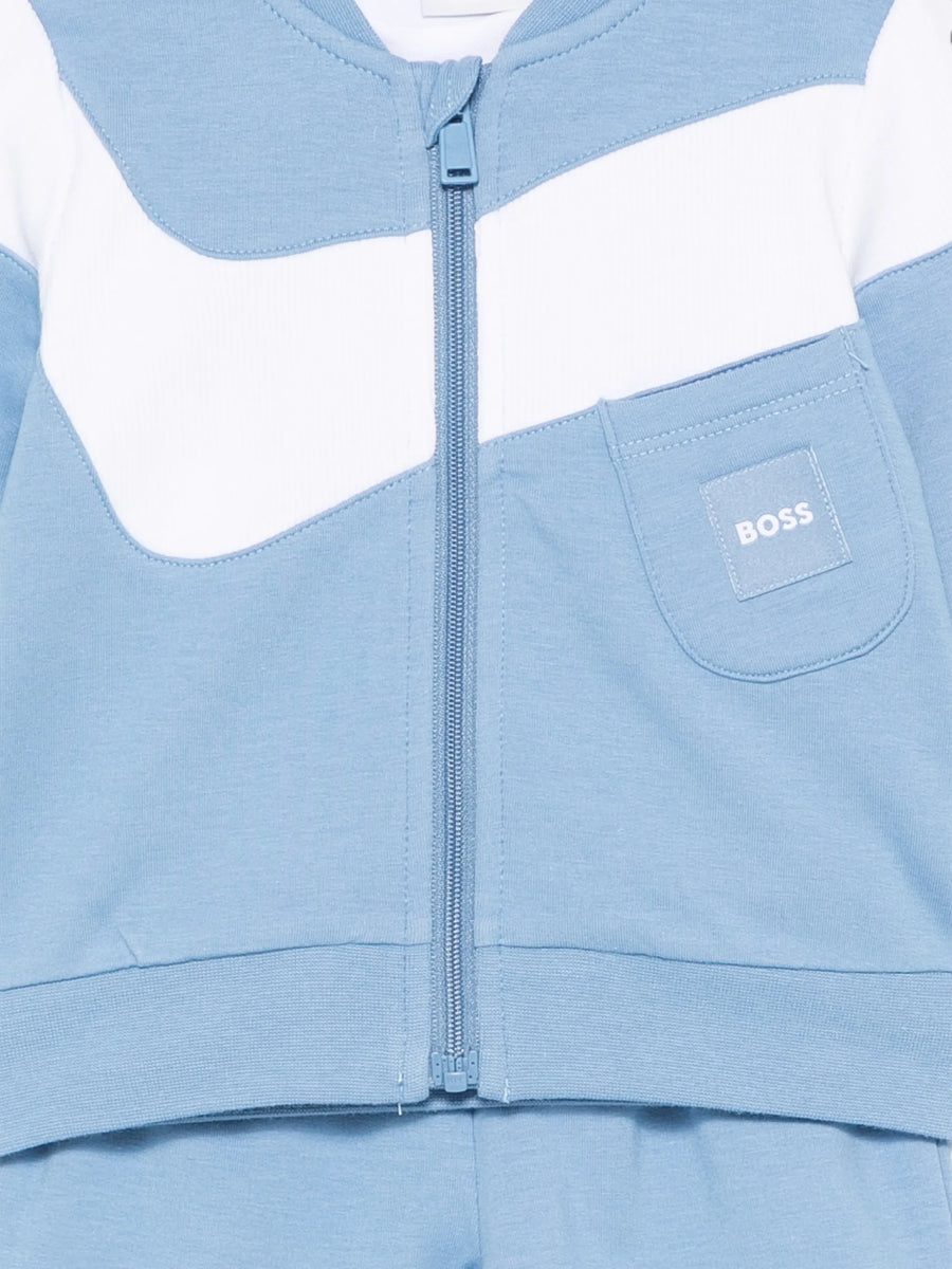 Boss Baby Ashleigh Blue 3pc Cardigan Tee and Trousers Gift Box Set