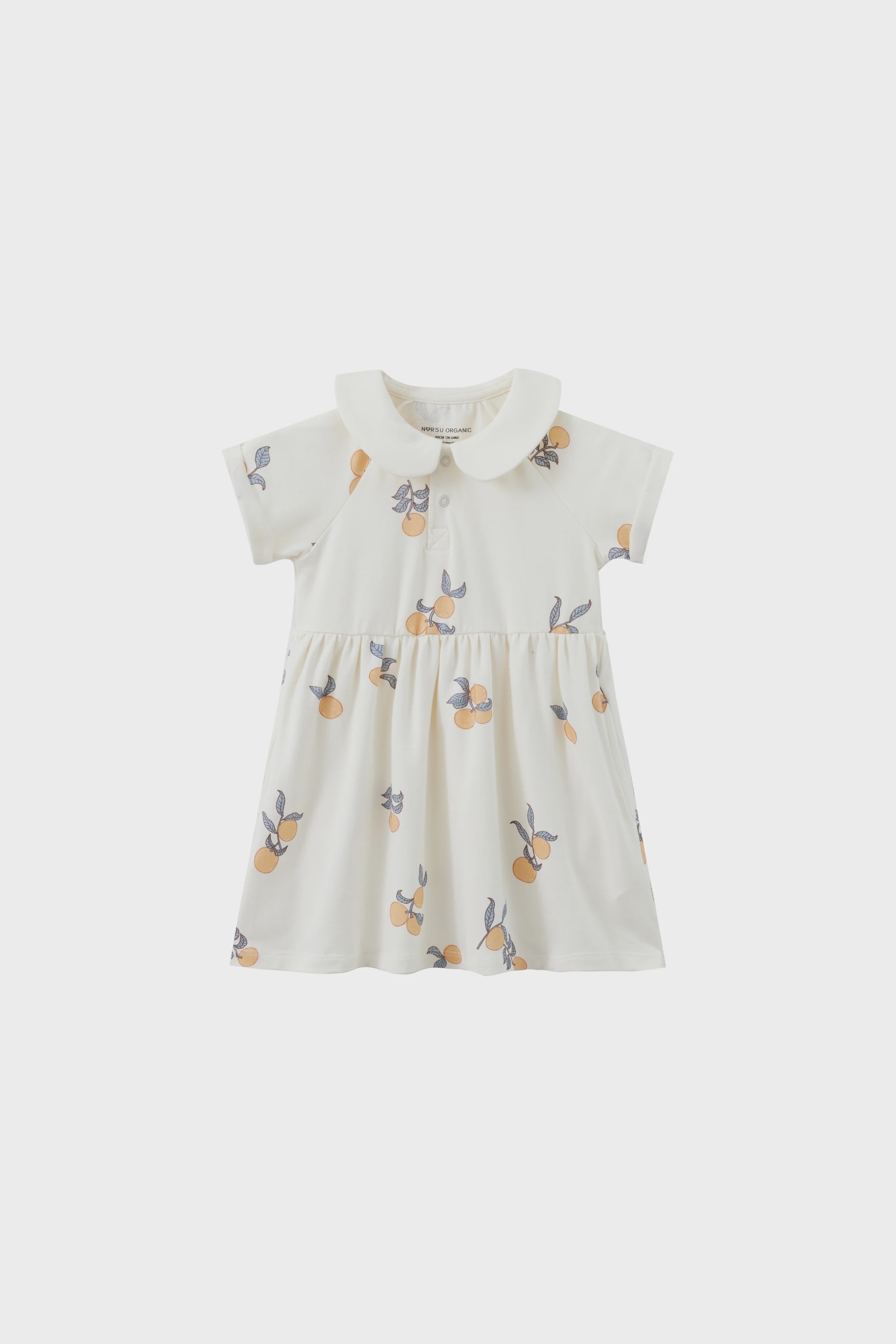 Norsu Organic Cotton Collar Dress Clementine