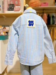 Billieblush Boys Okay Striped Button Down Shirt