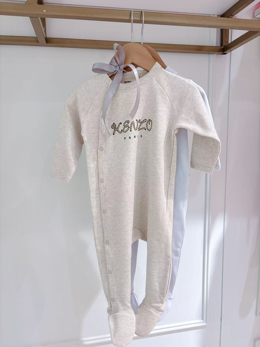 Kenzo Baby 2 Pack Footie with Logo and Tiger Giftbox Set