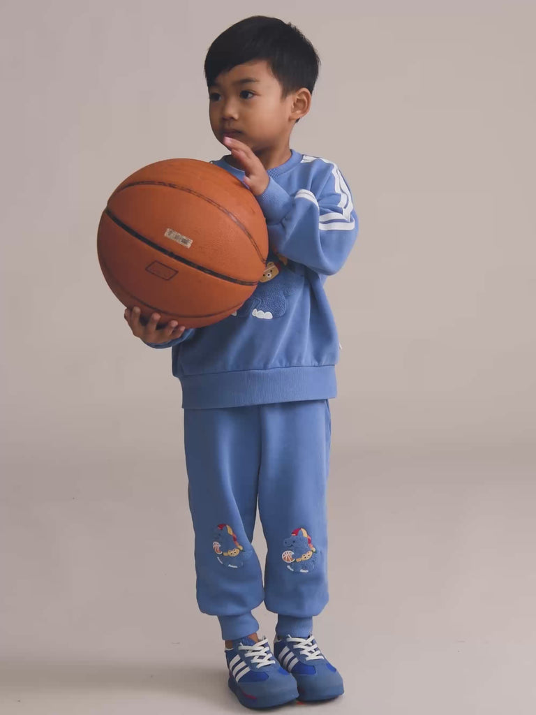 Huxbaby BALLER DINO SPORTY STRIPE SWEATPANT