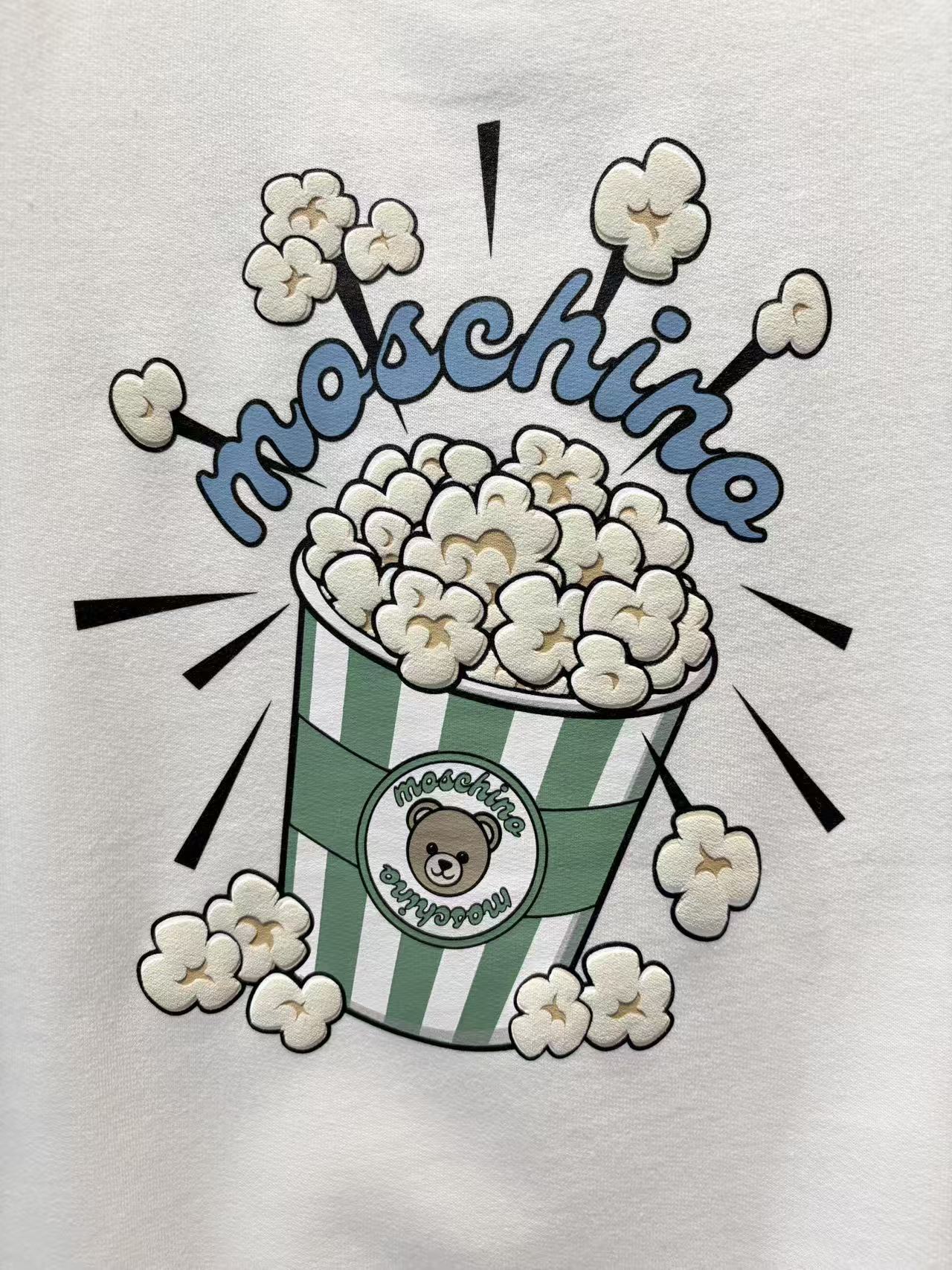 Moschino Kids Sweatshirt with Popcorn Print
