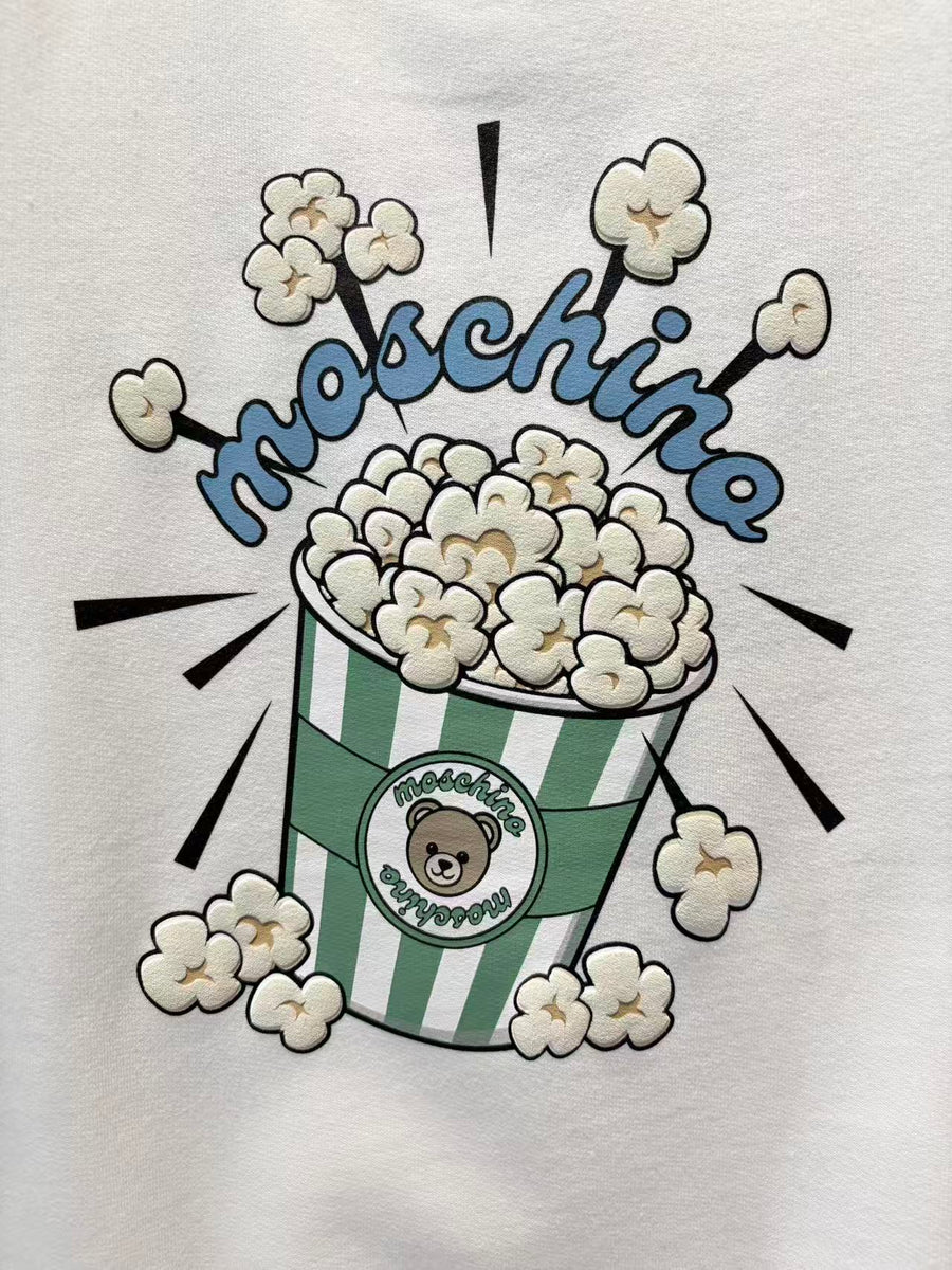 Moschino Kids Sweatshirt with Popcorn Print