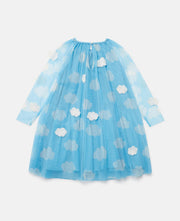 Stella McCartney Girls Blue Tulle Cloud Dress