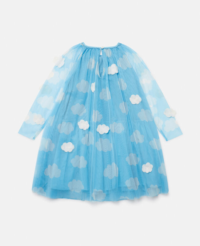 Stella McCartney Girls Blue Tulle Cloud Dress