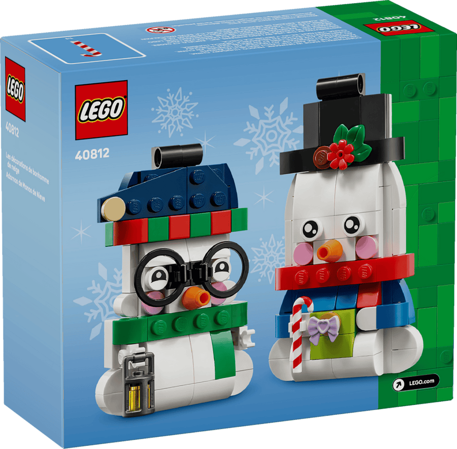 LEGO Snowman Ornaments 40812