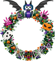 LEGO Halloween Wreath 40825