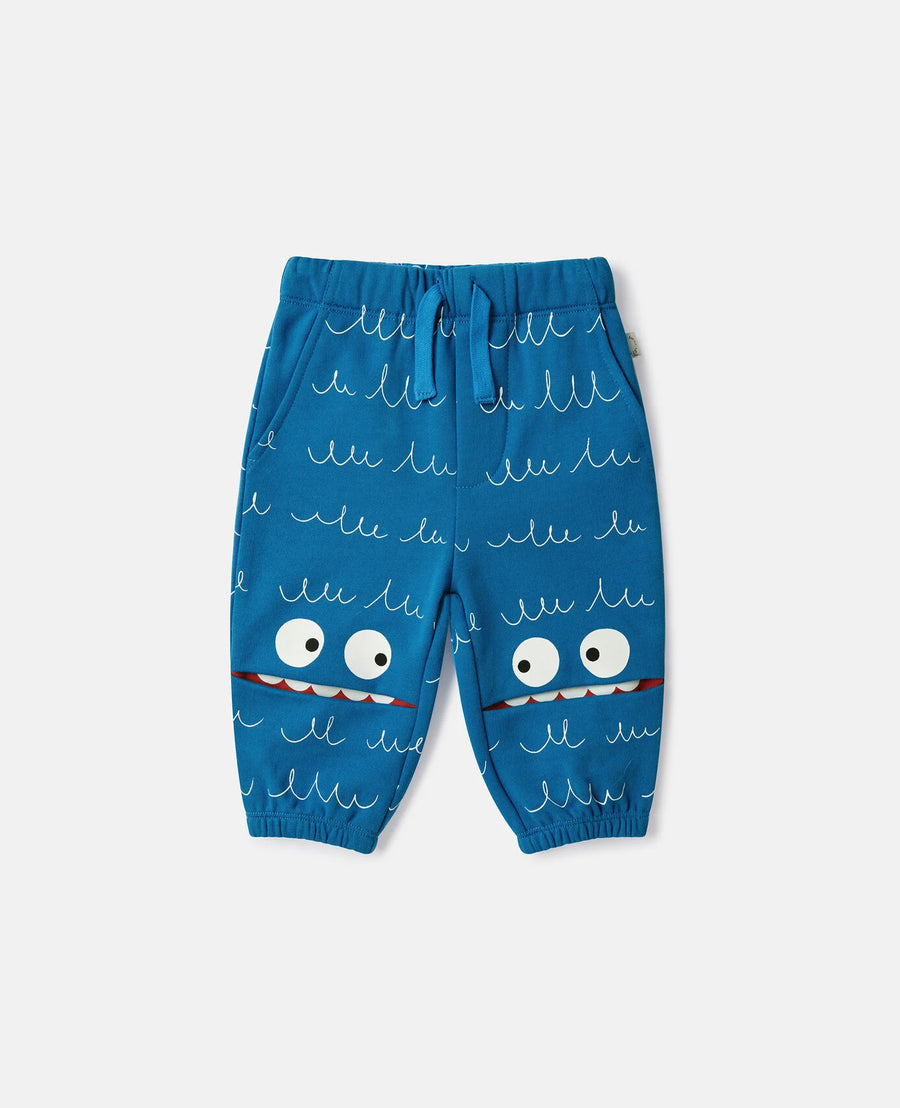Stella McCartney Kids Monster Graphic Full-Zip Hoodie and Jogging Set
