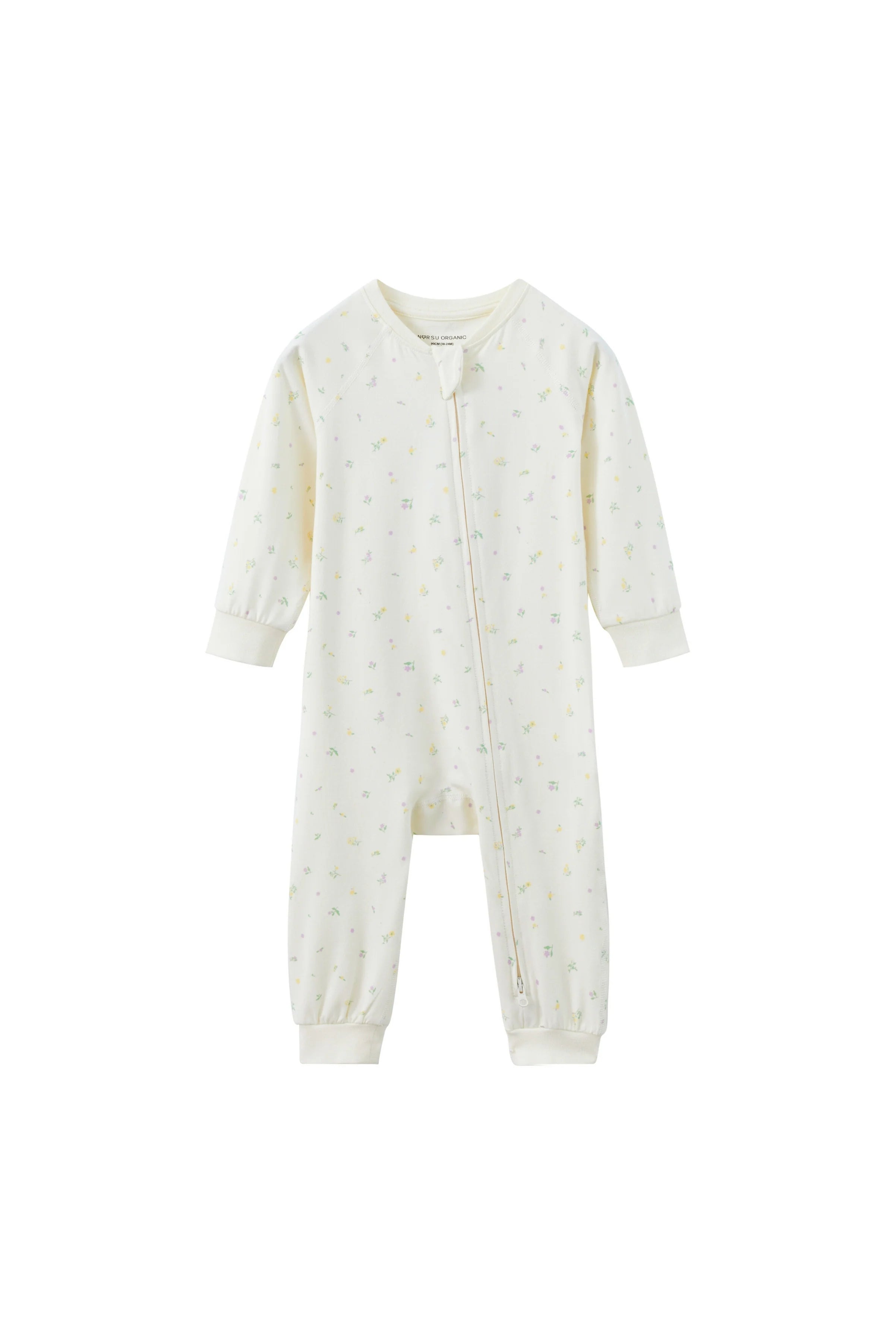 Norsu Organic Bamboo Zip-up Sleeper Floral