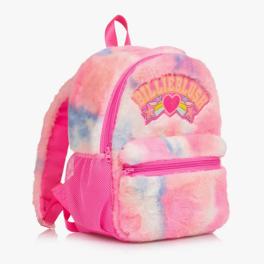 Billieblush Girls Faux Fur Backpack
