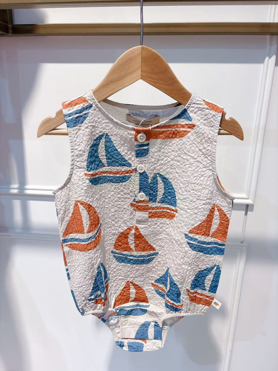 Konges Slojd ELLIOT ROMPER GOTS Ahoy