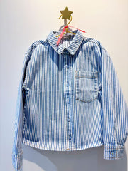 Billieblush Boys Okay Striped Button Down Shirt