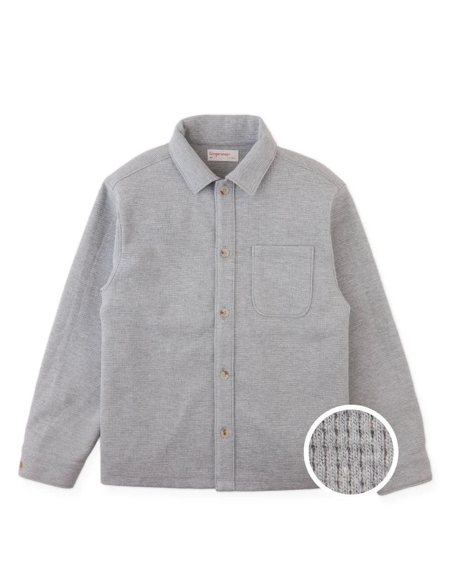 Gingersnaps Baby Alessandro Waffle Knit Shirt