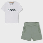 Boss Baby Green Logo Tee and Shorts Set