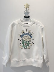 Moschino Kids Sweatshirt with Popcorn Print