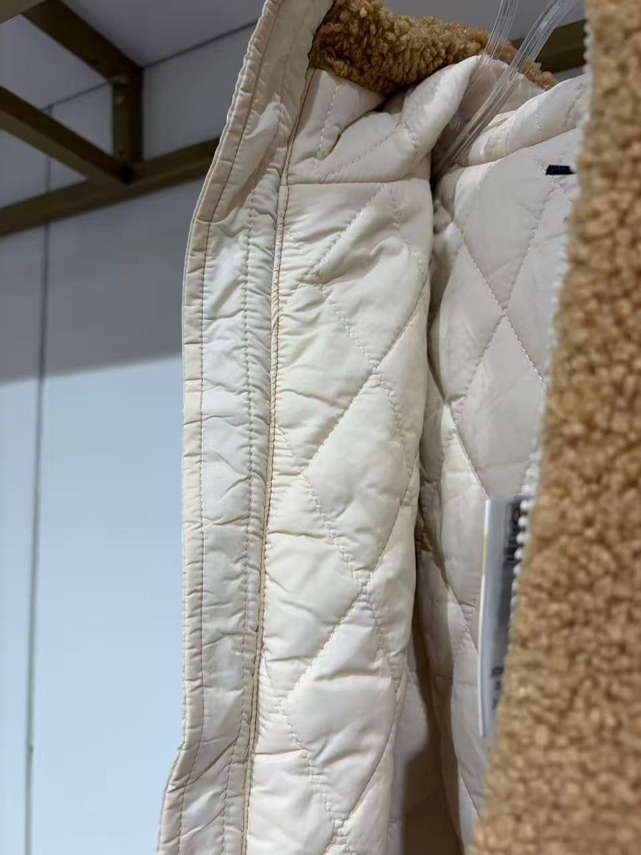 Moschino Hooded Fuzz Bear Jacket