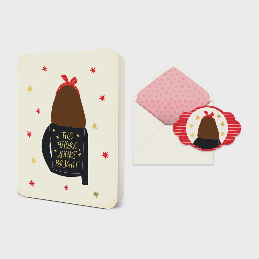Studio Oh! The Future Looks Bright Stars Deluxe Greeting Card