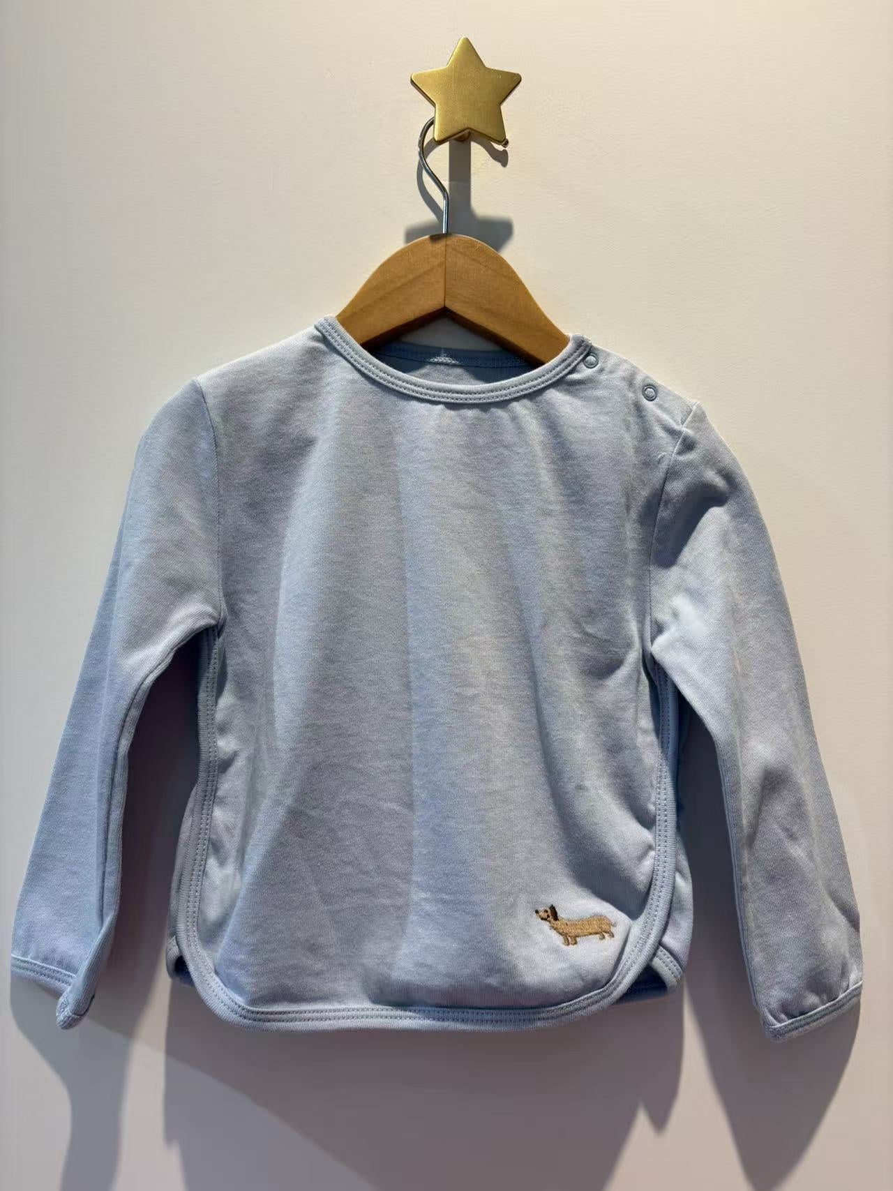 Gingersnaps Baby Teo Jersey Tee with Dog Patch