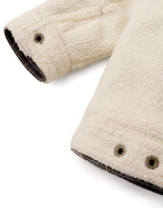 Gingersnaps Anthony Reversible Jacket in Plaid and Sherpa